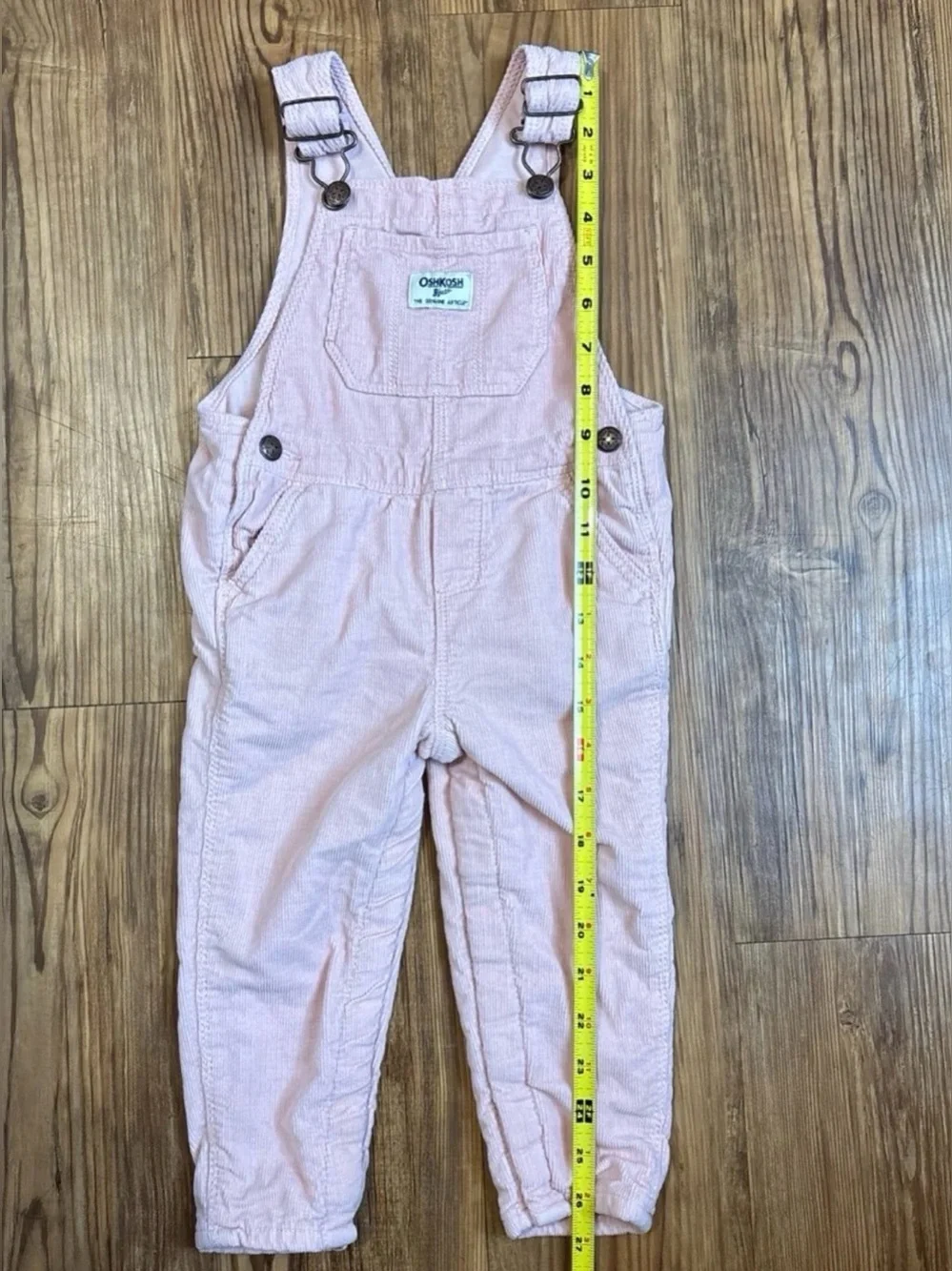 OshKosh B'gosh Blush Pink Corduroy Overalls
